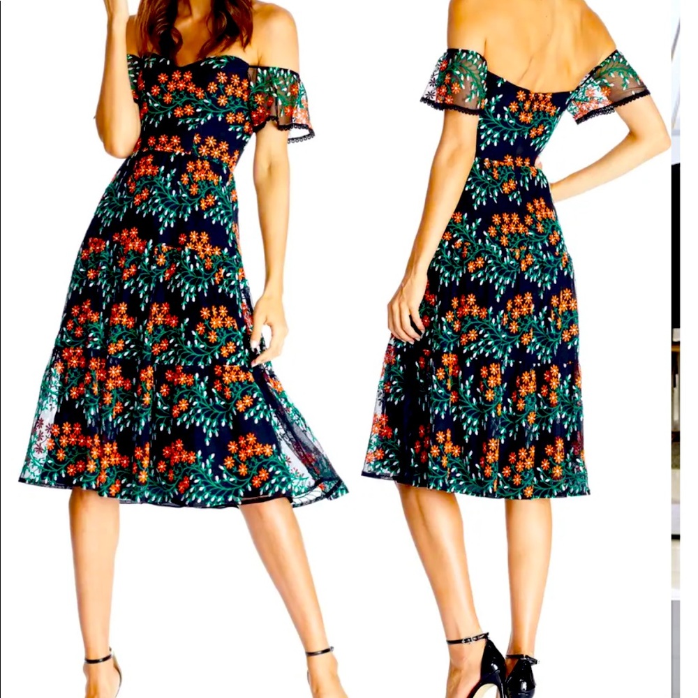 Dress the Population River dress sizeLarge midi